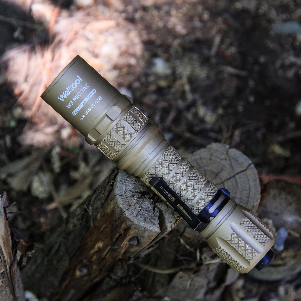 Weltool W3Pro TAC LEP tactical flashlight